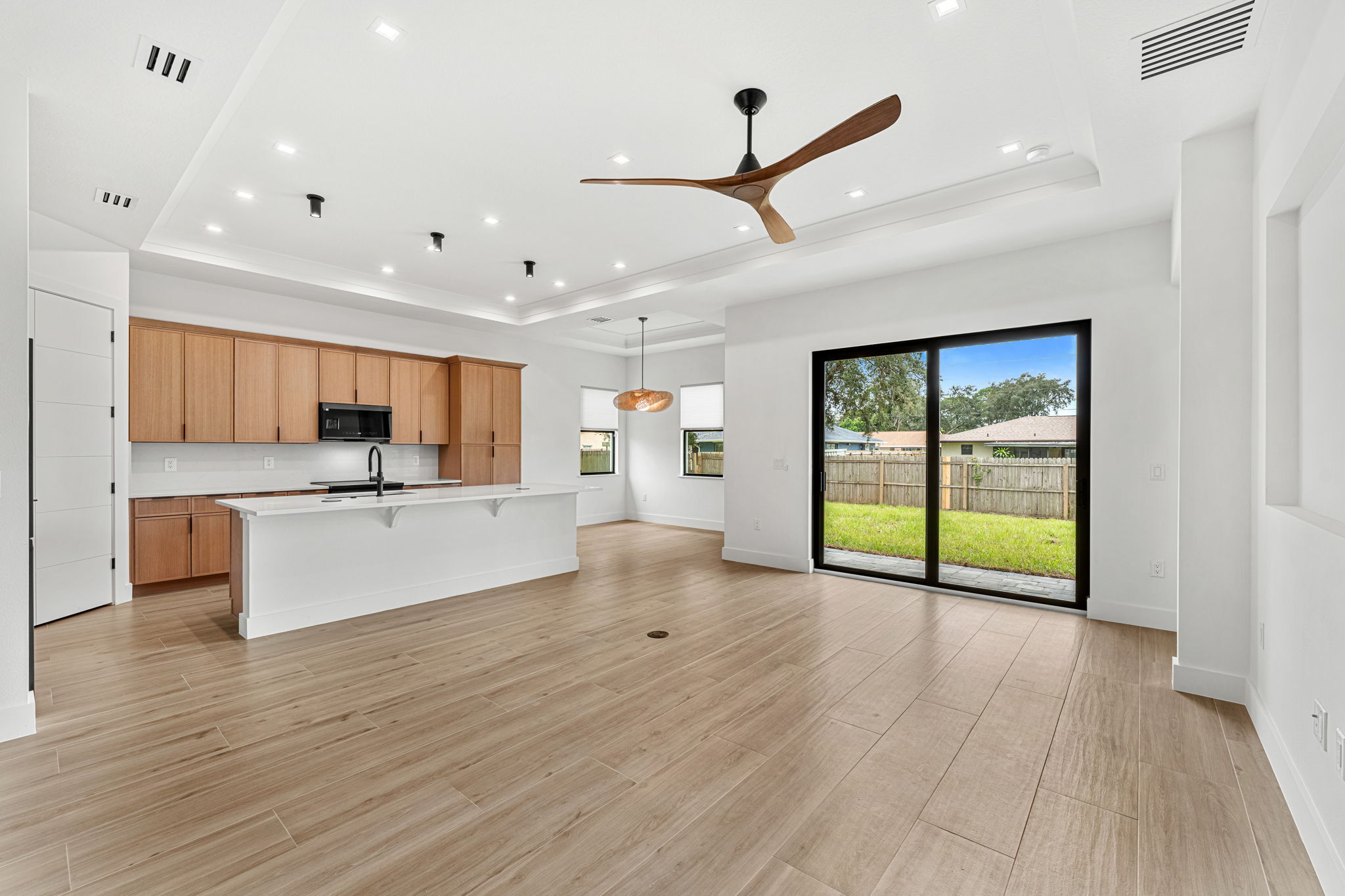 Open-concept great room before Flourish transformation